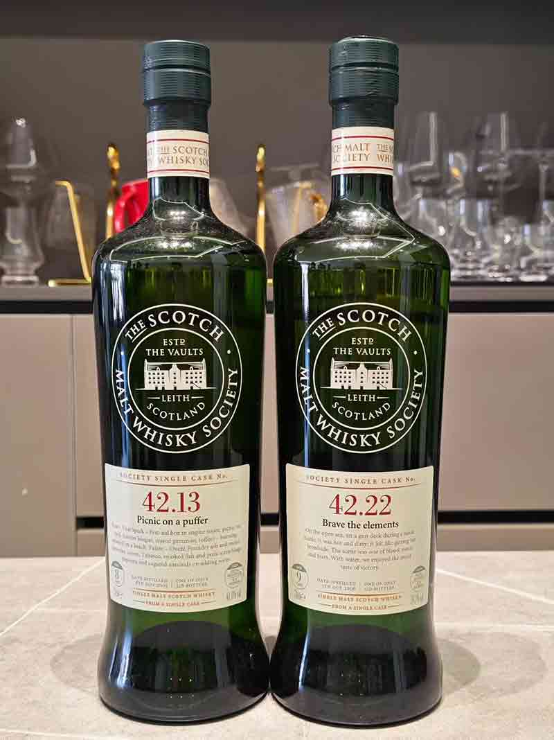 蘇格蘭麥芽威士忌協會 SMWS 42.13 & 42.22 組合（托摩爾單桶原酒）