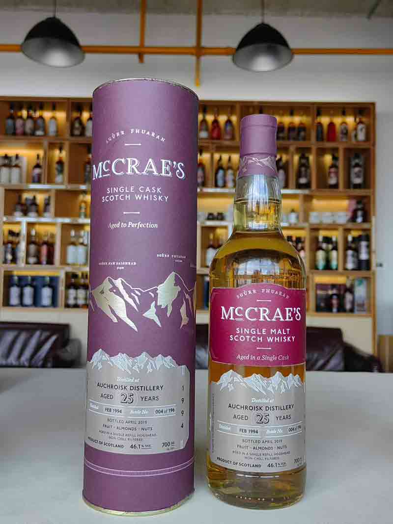 奧斯魯斯克 Auchroisk 1994 - 25年「McCrae's」單一麥芽威士忌