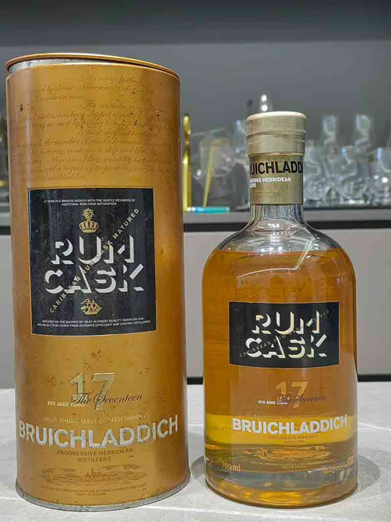 布魯萊迪 Bruichladdich 17年「加勒比海朗姆桶限定版」單一麥芽威士忌