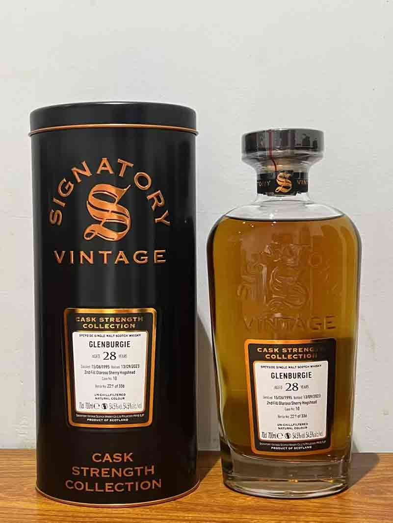 格蘭伯吉 Glenburgie 1995 - 28年「聖弗力-原桶強度系列」珍稀雪莉單桶威士忌