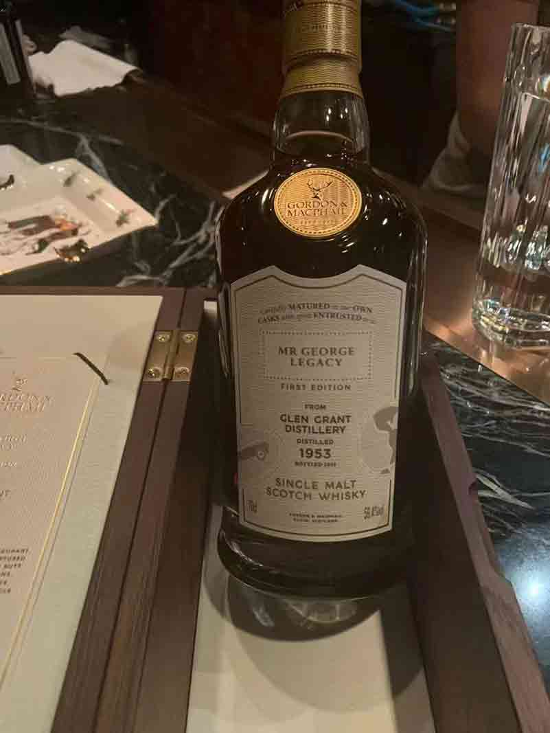 格蘭冠 Glen Grant 1953 - 67年「G&M 喬治Urquhart先生致敬系列-第一彈」殿堂級單桶原酒