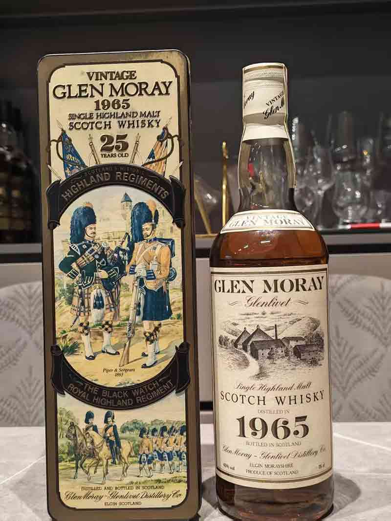格蘭莫雷 Glen Moray 1965 - 25年「蘇格蘭歷史高地軍團-黑衛士」限定版