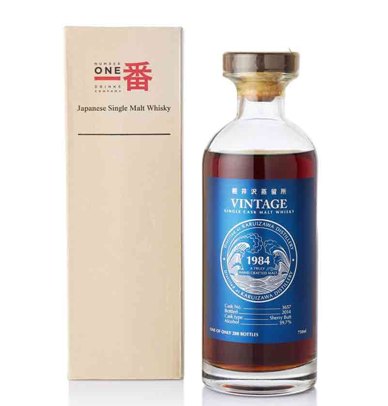 輕井澤 Karuizawa 1984-2014 30年 #3657「一番·藍圓圓標」單一麥芽日本威士忌