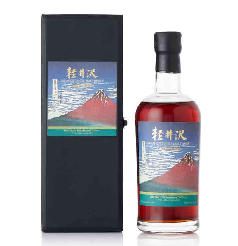 輕井澤 Karuizawa「冨嶽三十六景 第36景 凱風快晴 / 赤富士」原桶強度單一麥芽日本威士忌