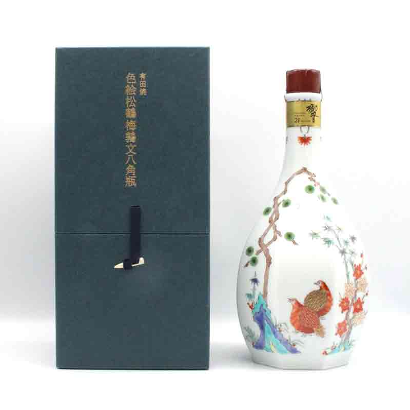 三得利 響 Hibiki 21年「有田燒 色繪松竹梅鵪鶉文八角瓶」特仕限量版日本威士忌