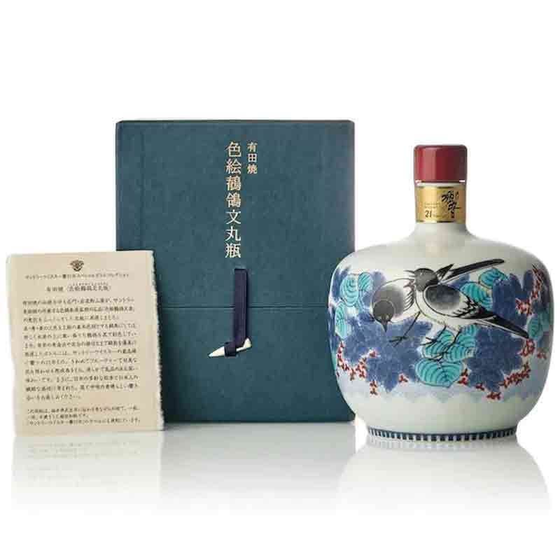 三得利 響 Hibiki 21年「有田燒 色繪鶺鴒文丸瓶」特仕限量版日本威士忌