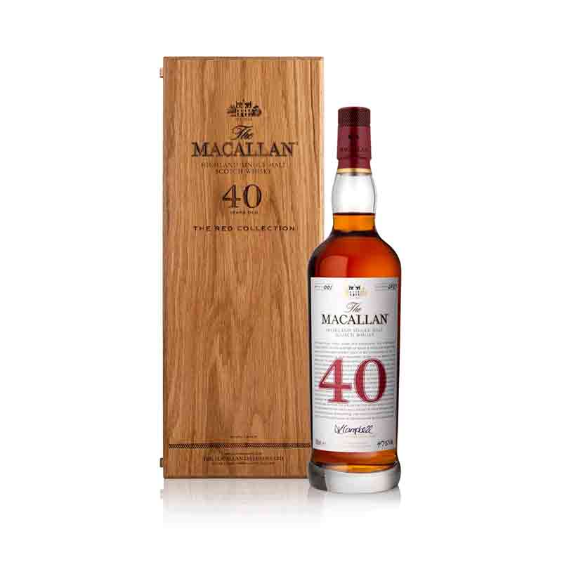 麥卡倫 The Macallan「耀紅系列」40年頂級單一麥芽蘇格蘭威士忌（2023年發行版）