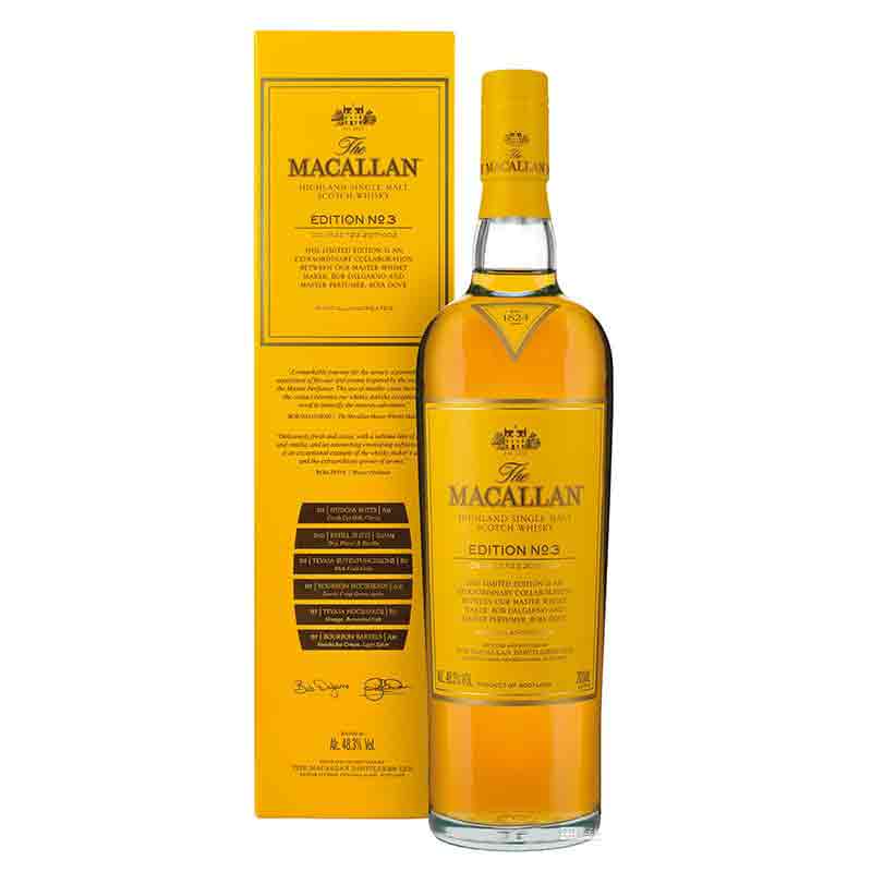 麥卡倫 The Macallan「年度限量系列」Edition No. 3  Roja Dove 香水大師聯名黃標